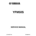 YAMAHA YFM50S RAPTOR SERVICE MANUAL 2003 ALL TE...