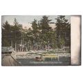 LAKE GROVE FROM PIER, EAST AUBURN, MAINE, USA u...