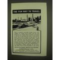 1965 Airstream Land Yacht Trailer Ad - Fun Way ...