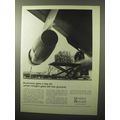 1964 United Aircraft Ad - Freight Gets Off the Ground