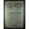 1967 Calcomp Plotting Systems Ad - 3-D Diagrams