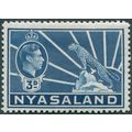 Nyasaland 1938 3d blue SG 134 unused
