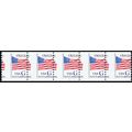 2890, MNH 32¢ PL# A1112 Misperf Strip of Five F...