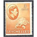Seychelles 1941 SG136a 3c Orange Mounted.Mint ..