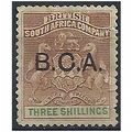 BCA (Nyasaland) 1895 SG10 3/- Brown & Green Mou...