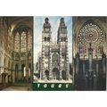 TOURS , Indre-et-Loire France postcard Cathedra...