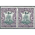 South West Africa 1935 SG94 2d + 1d Grey-Green ...