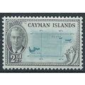 Cayman Islands 1950 SG140 2 1/2d Turquoise & Bl...