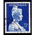 Australia 1961 Dame Nellie Melba 5d Used Stamp..