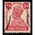 India 1941 King George VI 1A Used Stamp