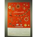 1972 Krementz Jewelry Ad - Superb Craftsmanship