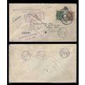 Canada REGISTERED Combo Admiral 1926 Regina SAS...