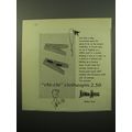 1950 Neiman-Marcus Chi-chi Clothespin Advertisement