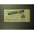 1958 Godfrey Davis Car Rental Advertisement - See Europe by car