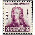 USA # 726 - 1933 3c General James Edward Ogelth...