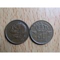 Belgium 1958 50 Ccentime Belgique (French Text)...