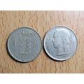 Belgium 1959 1 Franc Belgique (French Text) Coin
