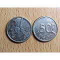 Belgium 1991 50 Franc Belgique (French Text) Coin