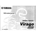 YAMAHA XV535M XV535MC VIRAGO OWNERS MANUAL MOTO...
