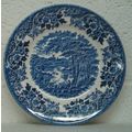 STRAFFORDSHIRE BLUE CHRUCHILL HALL 6 7/8 " Plate