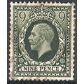 GB stamps 1934 - KGV - SG447 - 9d olive - used