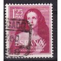 SPAIN 1954 DEATH TERCENTENARY RIBERA USED SG1192