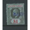 malaya malaysia straits settlements edward sg16...
