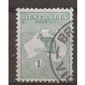 Australia 1915 SG28 1/- Blue-Green Die II (slig...