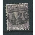 gibraltar stamps gb victoria used abroad sgz45 ...