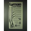 1973 Lyman Cast Bullets Ad - Complete Authoritative