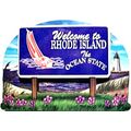 Rhode Island State Welcome Sign Artwood Fridge ...