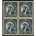 565, Mint XF NH 14¢ Block of Four American Indi...