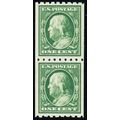 390, Mint 1¢ XF Coil Pair Post Office Fresh! - ...