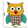 Owls Iron on Hot Fix Smooth Vinyl Motif Glitter...