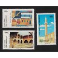 Turkish Cyprus Paintings Art 8th series 3v 1989...