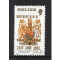 Belize - 1982 - 50c Birth of Prince William (Sm...