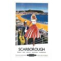 UK RAIL ADVERTISING BRITISH RAILWAYS SCARBOROUG...