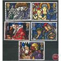 GB stamps 1992 used Set - SG 1634-1638 - Christmas