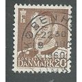DEN 1948 20o 'KING FREDERIK IX' FINE USED (EBID...
