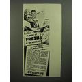 1945 Ovaltine Drink Mix Ad - Wake Up Fresh