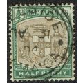 Jamaica 1903 1/2d Grey and Dull Green wmk Crown...