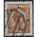 Mi 253: 25 gr. bright-brown orange Definitive: ...