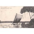 India Sea Ceylon Boat Ship Antique Rare 1905 Po...