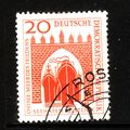 GERMANY EAST 1958 THE SEVEN TOWERS 20pf ORANGE ...