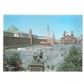RED SQUARE, MOSCOW, RUSSIA unused postcard 1987 =