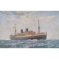 RMS P&O Corfu Ship India Service Antique Postcard