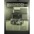 1972 Investor-Owned Electric Light and Power Companies Ad - Going to school