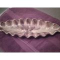 Golden Caramel ruffled edging ceramic dish