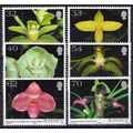 ZAYIX Jersey 1123-1128 MNH Orchids Flowers Natu...