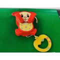 Vintage Music Toy Sankyo Bunny Pull String Musi...